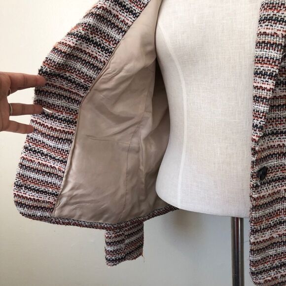 Madewell Crossweave Tweed Blazer Textured NWOT size 6 style 87294 - Picture 2 of 8